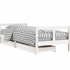 vidaXL Kinderbedframe met lades 80x200 cm massief grenenhout