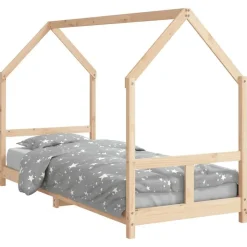 vidaXL Kinderbedframe 80x200 cm massief grenenhout