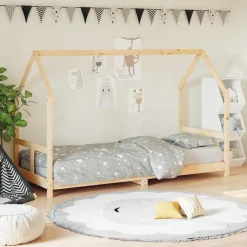 vidaXL Kinderbedframe 80x200 cm massief grenenhout