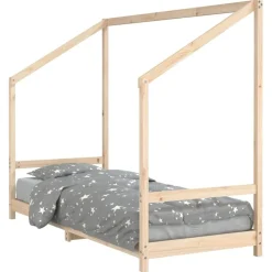 vidaXL Kinderbedframe 80x200 cm massief grenenhout