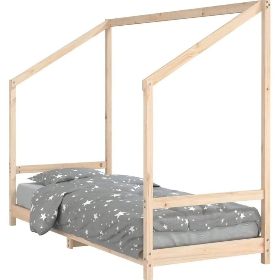 vidaXL Kinderbedframe 80x200 cm massief grenenhout