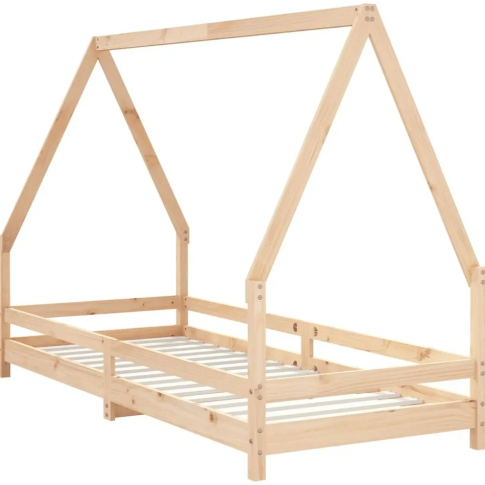 vidaXL Kinderbedframe 80x200 cm massief grenenhout