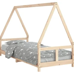 vidaXL Kinderbedframe 80x200 cm massief grenenhout