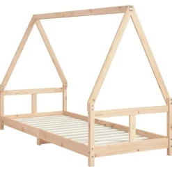 vidaXL Kinderbedframe 80x200 cm massief grenenhout