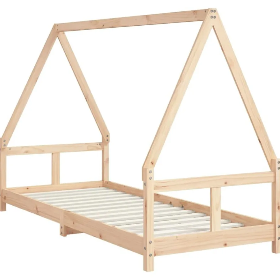 vidaXL Kinderbedframe 80x200 cm massief grenenhout