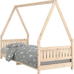 vidaXL Kinderbedframe 80x200 cm massief grenenhout