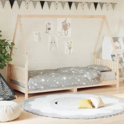 vidaXL Kinderbedframe 80x200 cm massief grenenhout