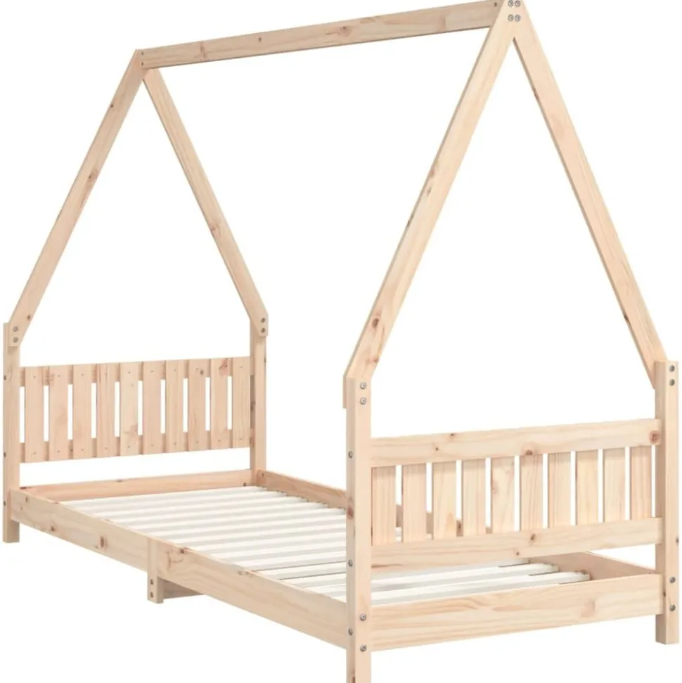 vidaXL Kinderbedframe 80x200 cm massief grenenhout