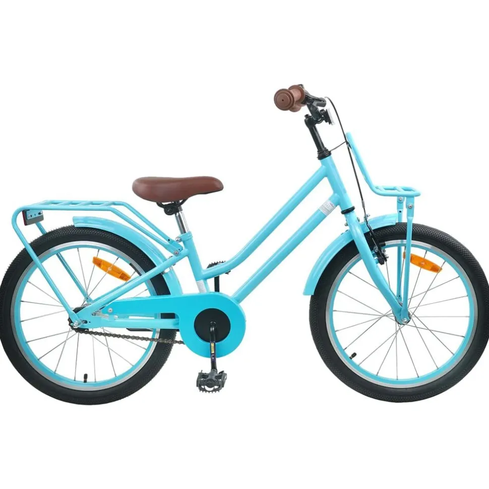 vidaXL Kinderfiets 18 Inch voor 5-7 jaar Lichtblauw