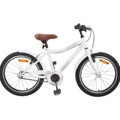 vidaXL Kinderfiets 18 Inch voor 5-7 jaar wit