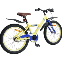 vidaXL Kinderfiets 18 Inch voor 5-7 jaar Geel