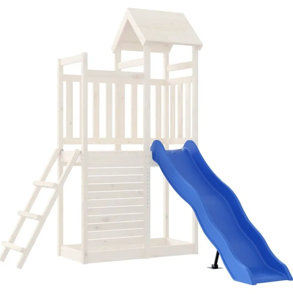 vidaXL Kinderglijbaan 174x38 cm polypropeen blauw
