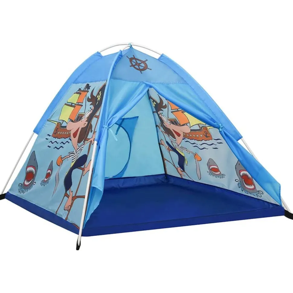 vidaXL Kinderspeeltent met 250 ballen 120x120x90 cm blauw