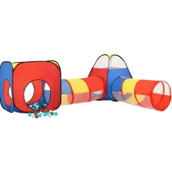 vidaXL Kinderspeeltent met 250 ballen 190x264x90 cm meerkleurig