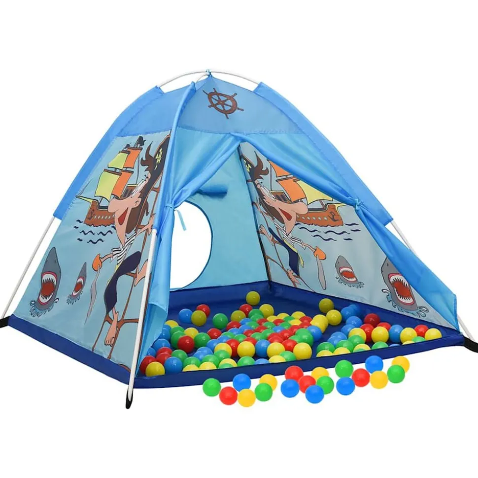 vidaXL Kinderspeeltent 120x120x90 cm blauw