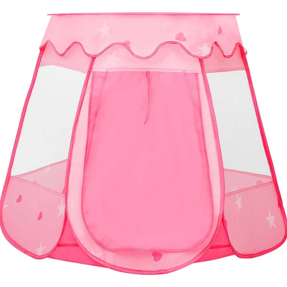 vidaXL Kinderspeeltent 102x102x82 cm roze