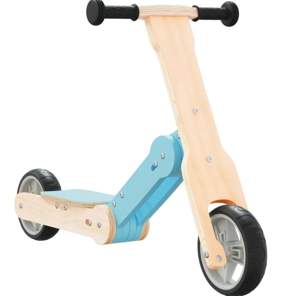 vidaXL Kinderstep 2-in-1 lichtblauw