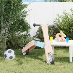 vidaXL Kinderstep 2-in-1 lichtblauw