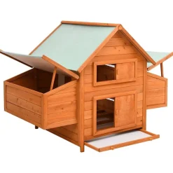 vidaXL Kippenhok 150x96x110 cm massief vurenhout