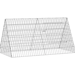 vidaXL Kippenhok Zilver 110 x 55 x 55 cm Gegalvaniseerd staal