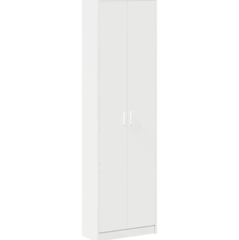 vidaXL Kledingkast met plank Wit 55 x 25 x 189 cm Bewerkt hout
