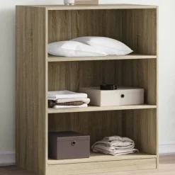vidaXL Kledingkast 77x48x102 cm bewerkt hout sonoma eikenkleurig