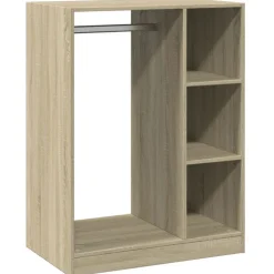 vidaXL Kledingkast 77x48x102 cm bewerkt hout sonoma eikenkleurig