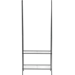 vidaXL Kledingrek 59x35x150 cm zwart