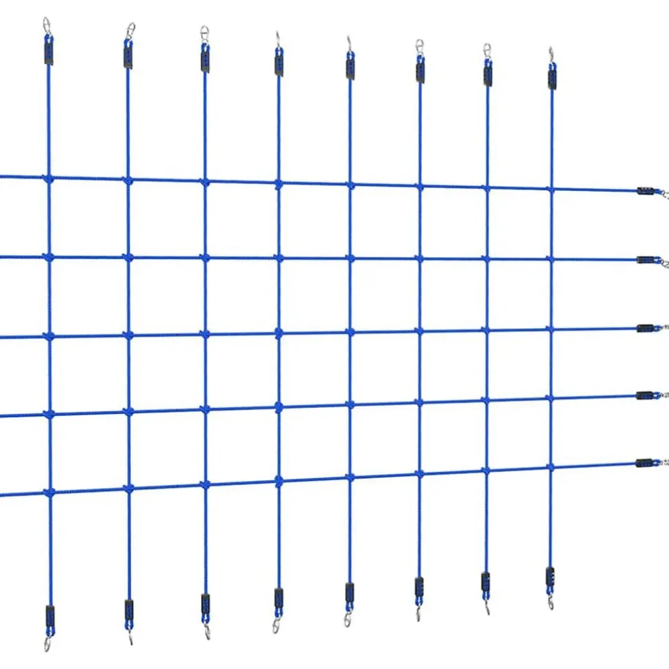 vidaXL Klimnet 200x150 cm blauw