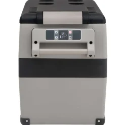 vidaXL Koelbox met handvat 55 L PP & PE zwart en grijs