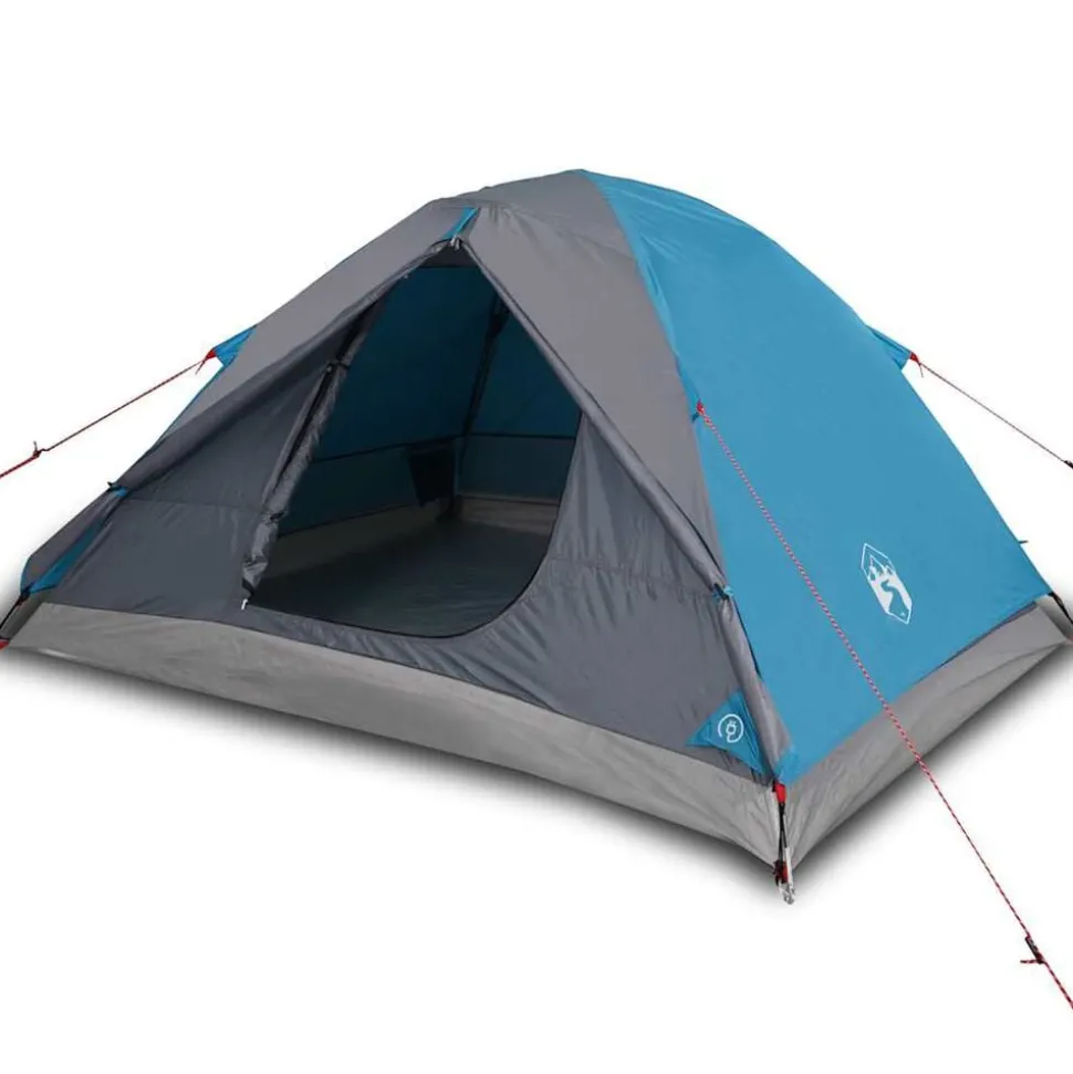 vidaXL Koepeltent 3-persoons waterdicht blauw