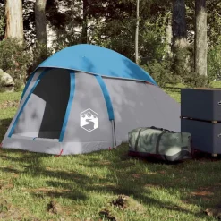 vidaXL Koepeltent 1-persoons waterdicht blauw