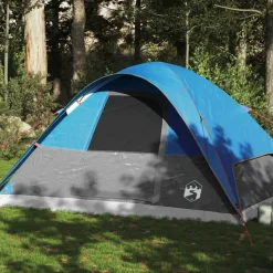 vidaXL Koepeltent 6-persoons waterdicht blauw