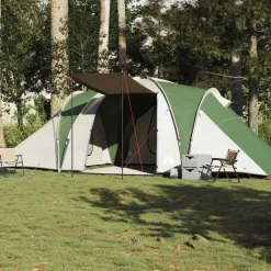 vidaXL Koepeltent 6-persoons waterdicht groen