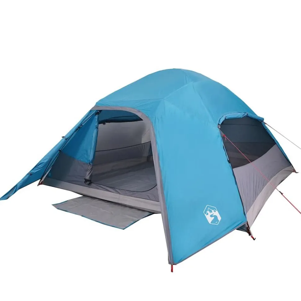 vidaXL Koepeltent 4-persoons waterdicht blauw
