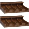 vidaXL Koffer Bruin 36 x 30 x 10 cm Massief Mahoniehout