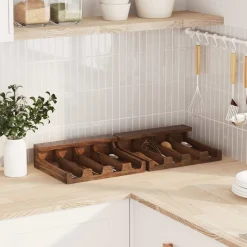 vidaXL Koffer Bruin 36 x 30 x 10 cm Massief Mahoniehout