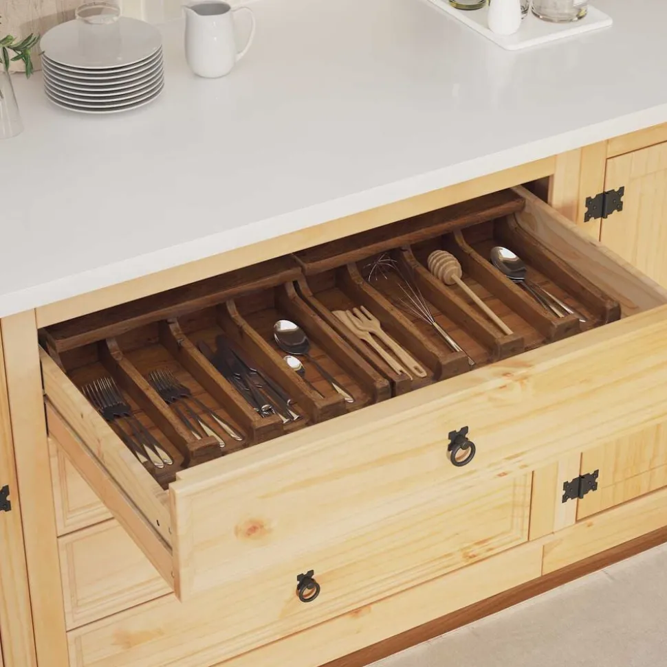 vidaXL Koffer Bruin 36 x 30 x 10 cm Massief Mahoniehout