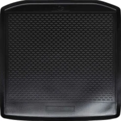 vidaXL Kofferbakmat Zwart Rubber