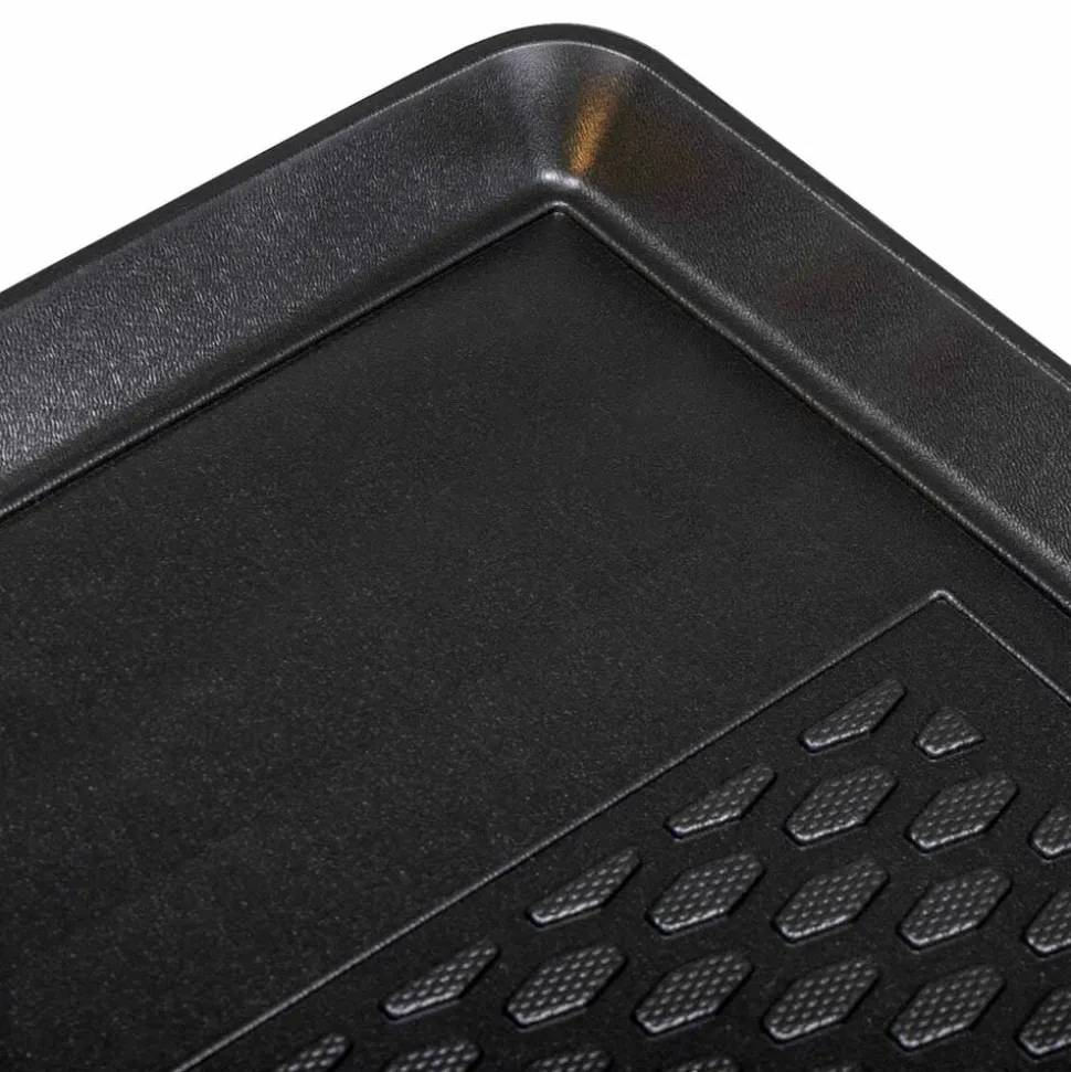 vidaXL Kofferbakmat Zwart Rubber