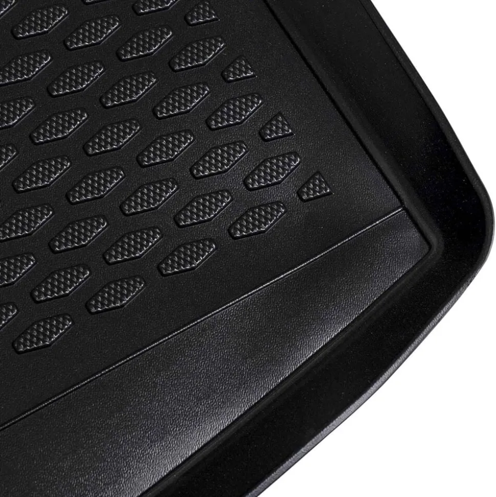 vidaXL Kofferbakmat Zwart Rubber