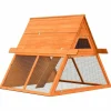 vidaXL Konijnenhok 152x128x108 cm massief grenen- en vurenhout