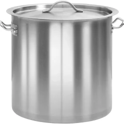 vidaXL Kookpan 26 L 32x32 cm roestvrij staal