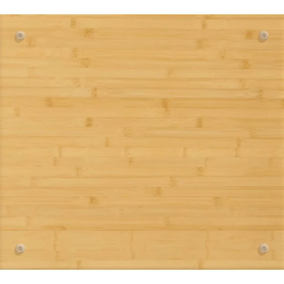 vidaXL Kookplaatafdekking 50x56x1,5 cm bamboe