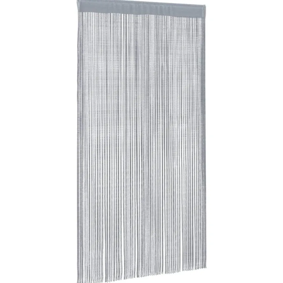 vidaXL Koordgordijnen 2 st 100x250 cm lichtgrijs
