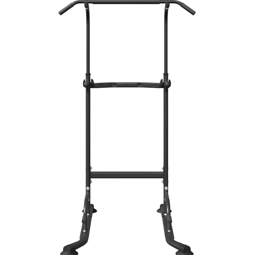 vidaXL Kracht Toren Dip Station Zwart 102 x 95 x 210 cm
