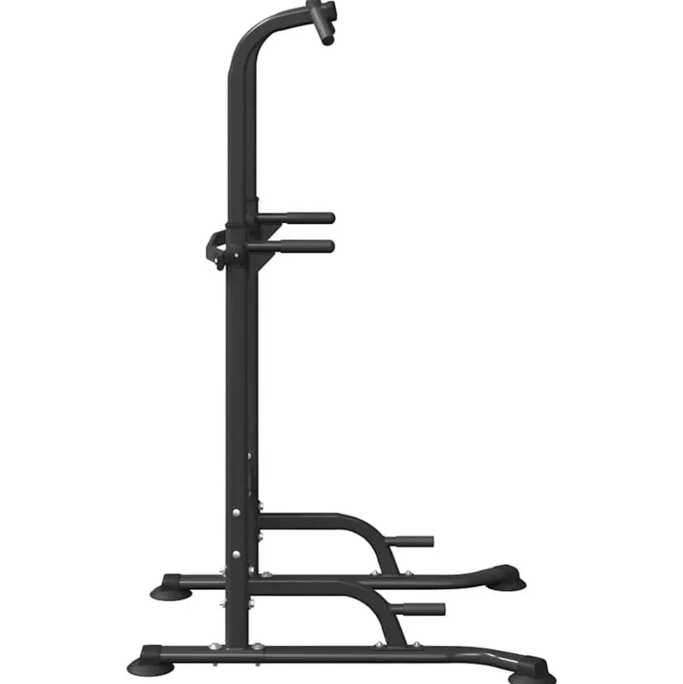 vidaXL Kracht Toren Dip Station Zwart 102 x 95 x 210 cm