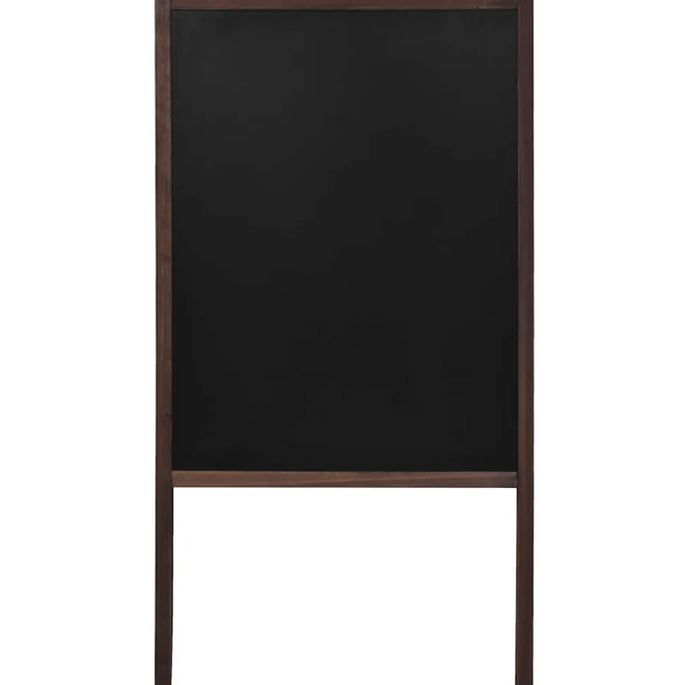 vidaXL Krijtbord dubbelzijdig vrijstaand 60x80 cm cederhout