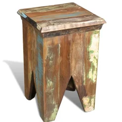 vidaXL Kruk massief gerecycled hout