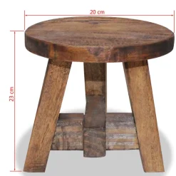 vidaXL Kruk massief mahoniehout